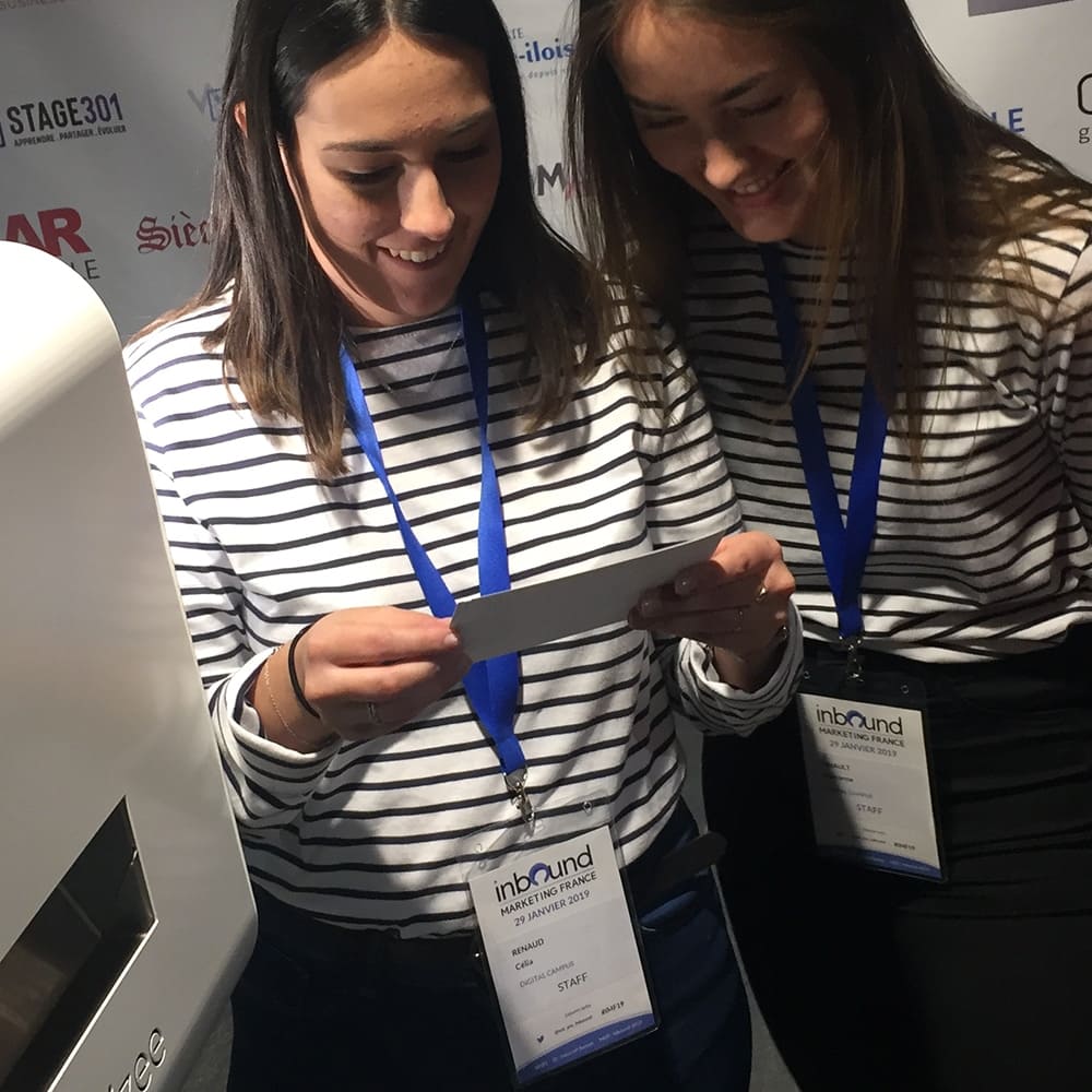Animation borne photo, borne à selfies - Instant gagnant / jeux concours